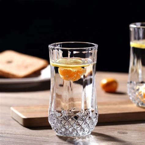 Buy Qstar Crystal Clear Elegant Glasses Beautiful Designed Drinking Set Of 6 Drinking Water