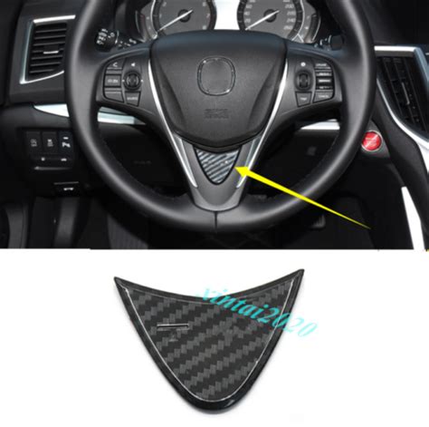 For Acura Tlx Carbon Fiber Inner Steering Wheel Decoration