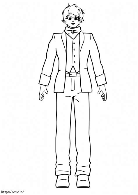 Ozpin From RWBY coloring page