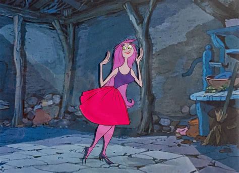 Animation Collection Mad Madam Mim In Beautiful Woman Form Cel From