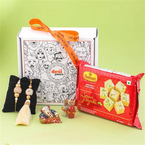 Rakhi Gift Hamper Gift Box For Bhaiyaa Bhabhi Couple Rakhi Etsy