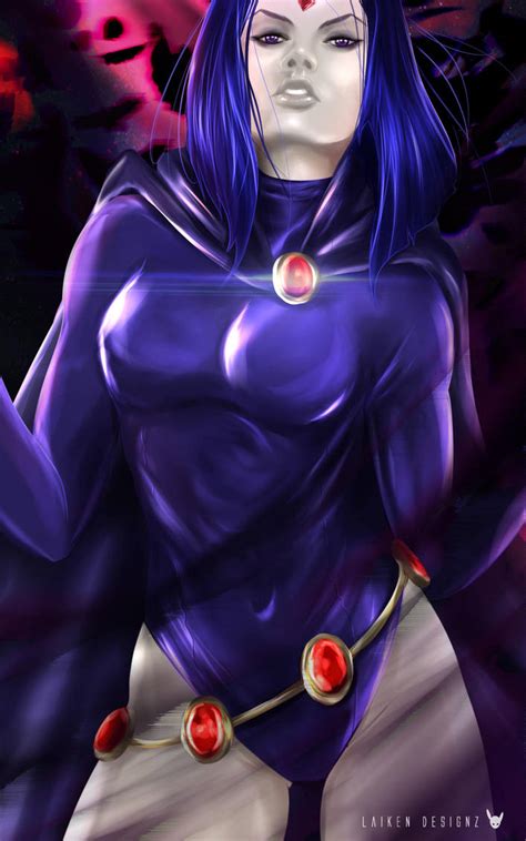 Raven Teen Titans By Laikendesignz On Deviantart