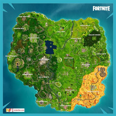 Here's where to find them. Fortnite Season 5, Newly Updated Map With Locations Marked ...