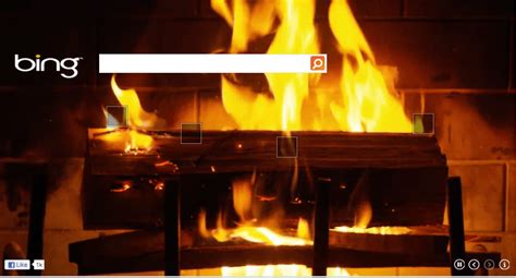 Bing Says Happy Holidays With The Classic Yule Log