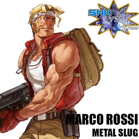 The starting weapon does more damage, and he can unleash a torrent of shots in an instant. SNKvsDCU: Marco Rossi by genius-spirit on DeviantArt