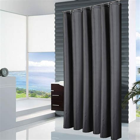 Shop unique elegant shower curtains from cafepress. Dark Gray Simple Solid Fabric Shower Curtain 72" Modern ...
