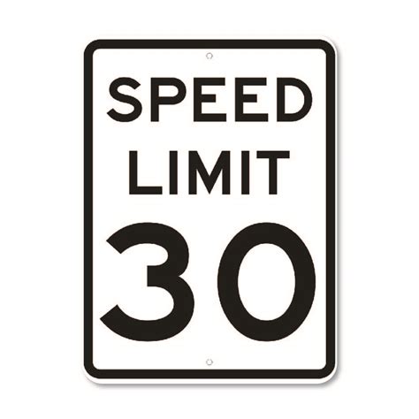 Speed Limit Sign 30