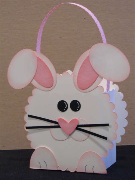 Either way, this bunny's charming face and dapper bow is sure to please! Creations by Chris: Bunny Treat Box