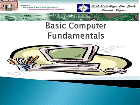 Ppt Basic Computer Fundamentals Powerpoint Presentation Free