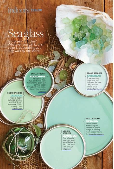 Sea Glass Paint Colors Interiors By Color