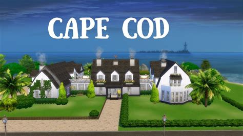 The Sims 4 Cape Cod Mansion Youtube