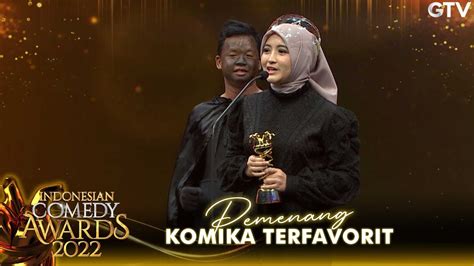 Pemenang Komika Terfavorit Indonesian Comedy Awards 2022 Youtube