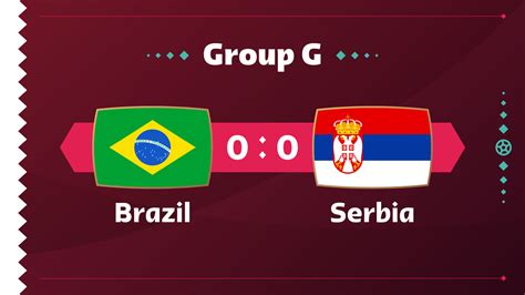 Brazil Vs Serbia Football 2022 Group G World Football Competition
