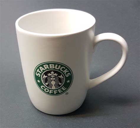Starbucks Coffee Mug Classic Mermaid Logo Green White Tea Cup Ebay
