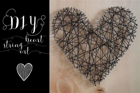 Diy Heart String Art Project For Home