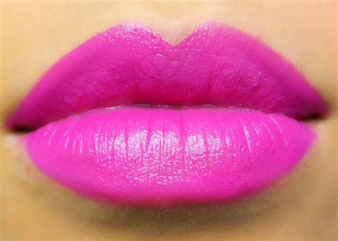 Fluorescent Hot Hot Hot Pink Lipstick Hot