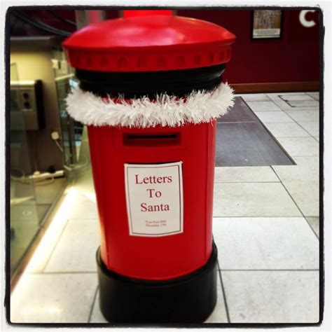 Our Very Own Post Box For Santas Letters Office Christmas