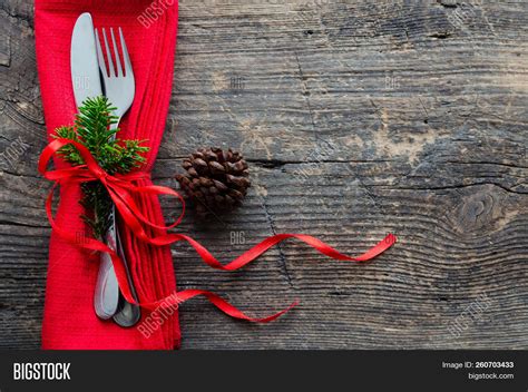 Festive Place Setting Image And Photo Free Trial Bigstock