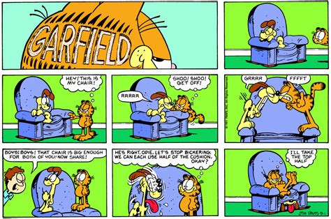 Garfield, September 1991 comic strips | Garfield Wiki | Fandom