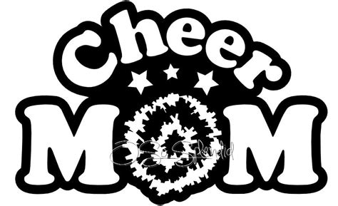 Cheer Mom Digital File Vector Graphic Personal Use