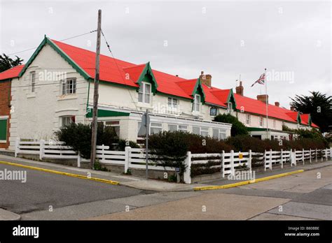 Hotel Port Stanley Falkland Islands Stock Photo 22136562 Alamy