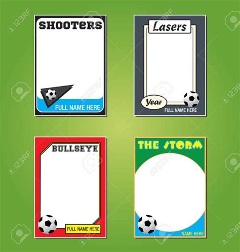 Soccerfutbol Trading Card Picture Frames Pertaining To Soccer Trading