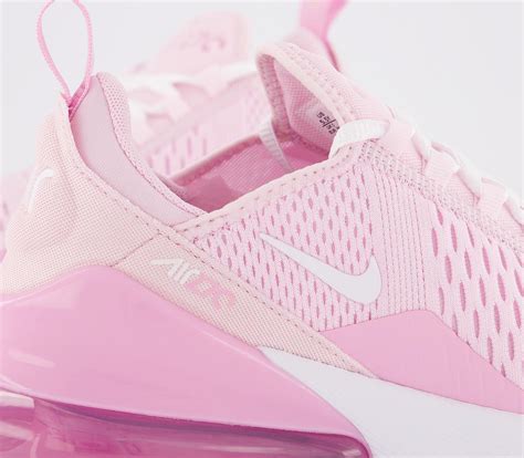 Nike Air Max 270 Gs Trainers Pink Foam White Pink Rise Unisex