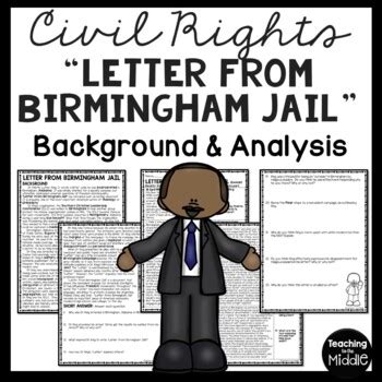Short analysis of letter from a birmingham jail. Letter From Birmingham Jail by Martin Luther King Jr ...