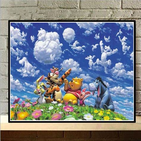 Full Square Drill D Diy Diamond Painting Winnie The Pooh Embroidery