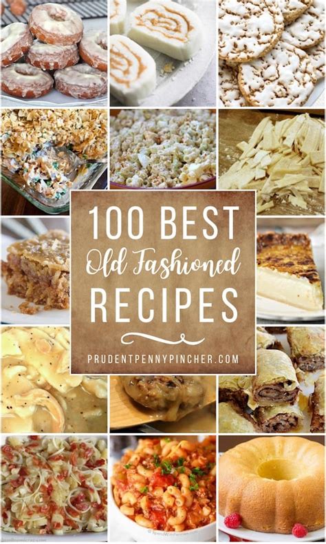 100 Best Old Fashioned Recipes Prudent Penny Pincher