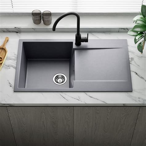Reginox Amsterdam Compact Single Bowl Granite Composite Kitchen Sink