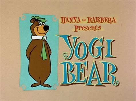 The Yogi Bear Show Bear Cartoon Bear Character Cartoon Tv