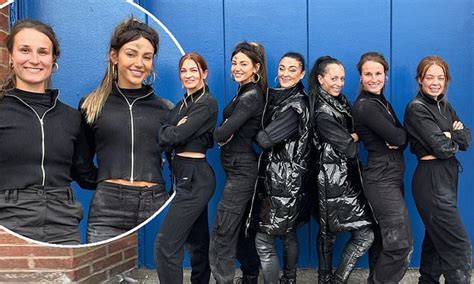 Brassics Michelle Keegan And Her Co Stars Pose With Their Stunt Doubles