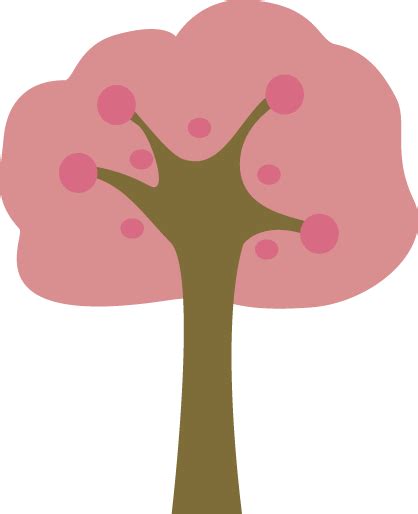 Pink Tree Clip Art Pink Tree Image