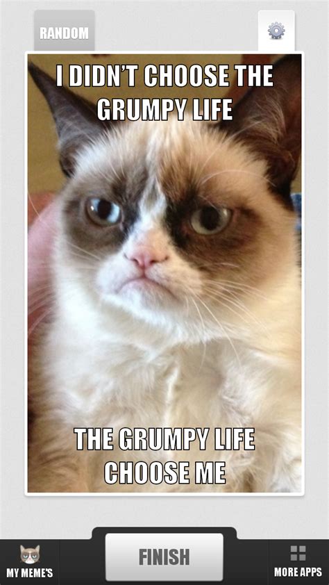Grumpy Cat Meme Generatoramazonfrappstore For Android