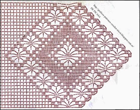 Patronesganchillo Crochet Graficos Tricot Dos Agujas Puntillas