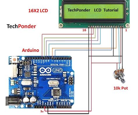 How To Interface Lcd 16x2 To Arduino Instructables