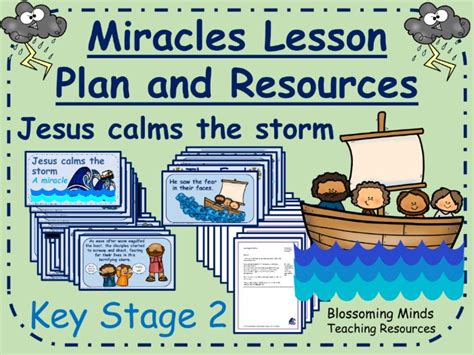 Jesus Miracles Jesus Calms The Storm Ks2 Plan Teaching Resources