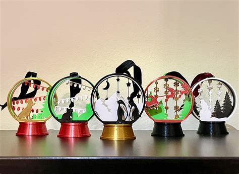 Customizable Snow Globe Ornament Edition By Sconnie Makes Download