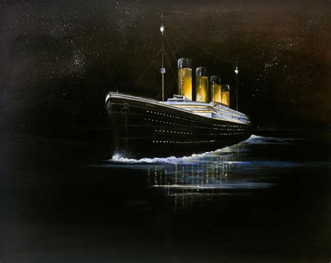 Rms Titanic Painting By Vikki Hastings Fine Art America