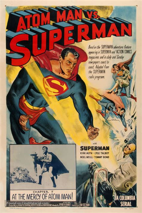 Atom Man Vs Superman 1950 Movie Poster
