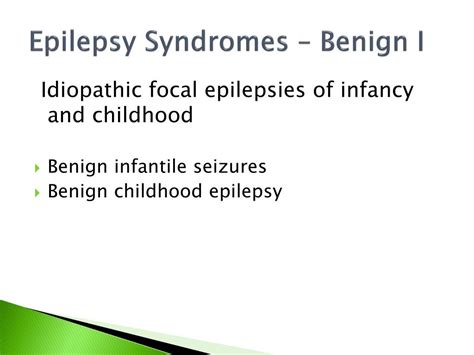 Ppt Classification Of Epilepsy In Children Powerpoint Presentation