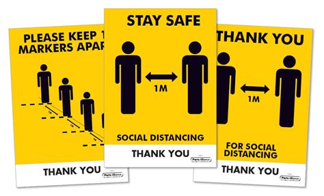 The Parts Alliance updates social distancing posters for 