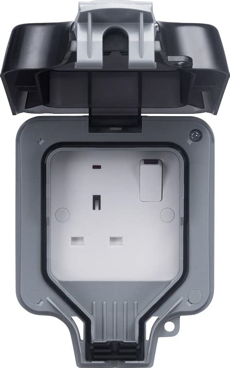 Masterplug Wp21 13 A 1 Gang Storm Weatherproof Outdoor Switched Socket