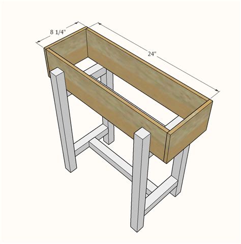 Small Raised Planter Stands Ana White