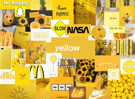 Aesthetic Laptop Wallpaper Yellow