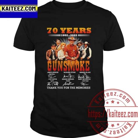 Years Gunsmoke Thank You For The Memories Unisex T Shirt