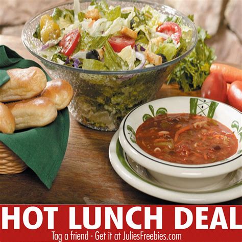 Olive Garden Unlimited Soup Salad And Breadsticks Lunch Fasci Garden