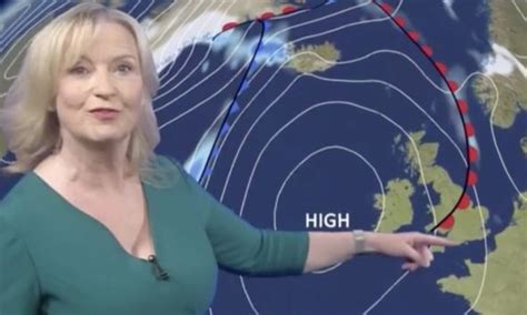Bbc Weather Carol Kirkwood Forecasts Heavy Cloud As Britain Dominated