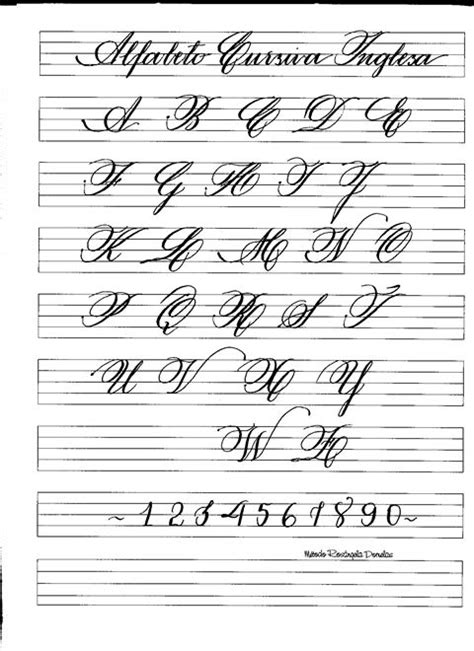 Abecedario Caligrafia Calligraphy Letters Lettering Alphabet